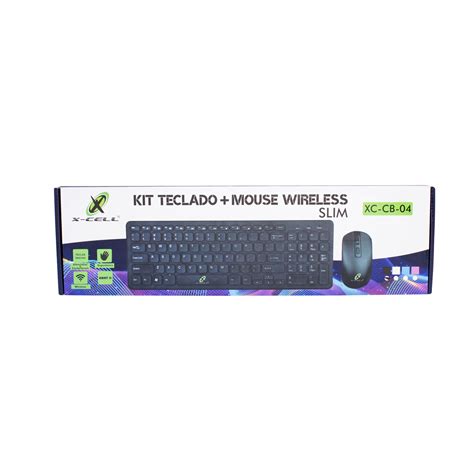 Kit Teclado E Mouse Slim Sem Fio Ghz X Cell Xc Cb