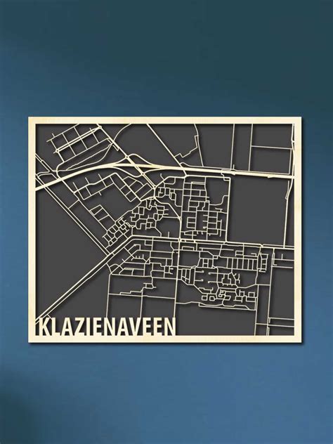 Citymap Klazienaveen Kopen Hout Kado Nl