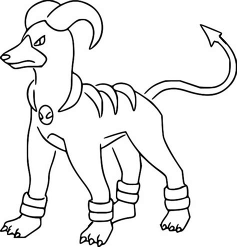 Desenho De Houndoom Para Colorir Desenhos Para Colorir E Imprimir