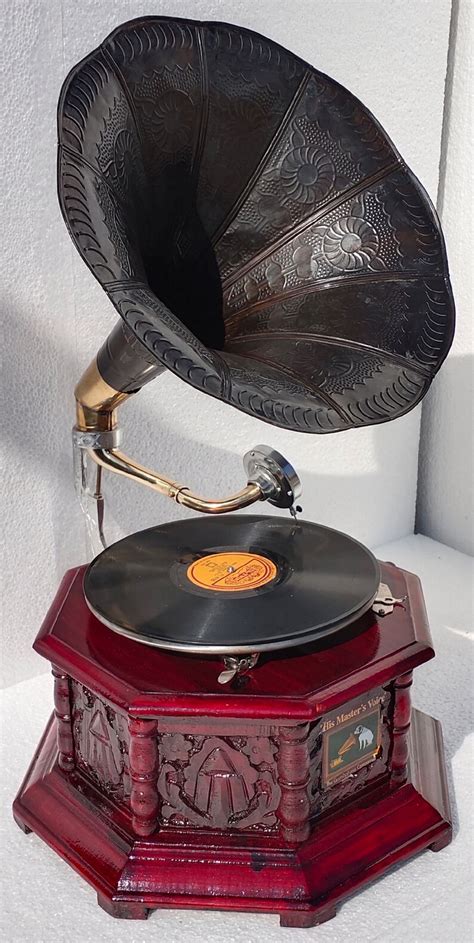 Antique HMV Gramophone Fully Functional Items Phonograph Etsy