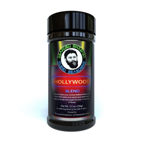 Bearded Butchers Hollywood Blend Seasoning, MDA05 5.5 oz Shaker - Sweet