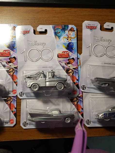 Mavin | Disney 100 Full 6 Car Set Lightning, Sally etc 2023 Mattel ...