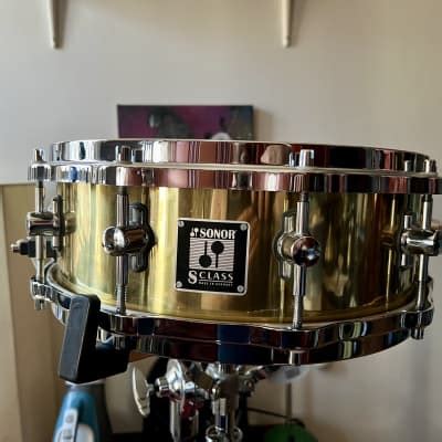 Sonor S Class Brass Snare Drum X Old Prolite Reverb