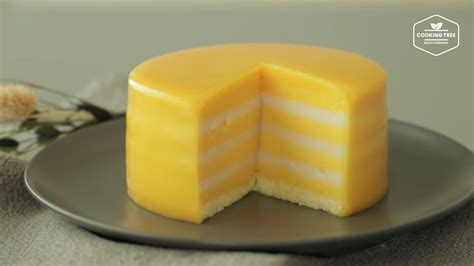 Mango coconut jelly cake Recipe