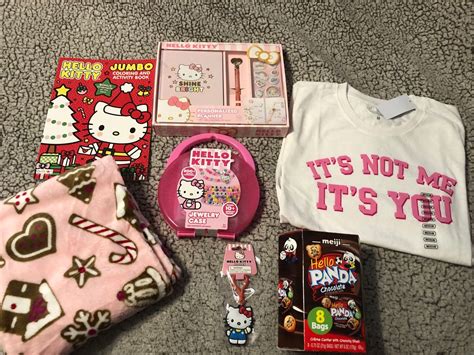 five below haul! | Jewelry case, Kitty coloring, Hello kitty collection