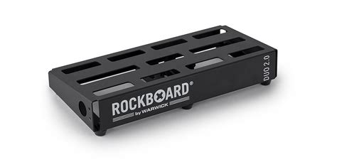 Warwick RockBoard DUO 2 0 Pedalboard With Gig Bag For 3 5 Pedals