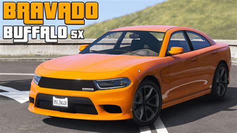 Bravado Buffalo Sx Dodge Charger Sxt Gta V Lore Friendly Car Mods