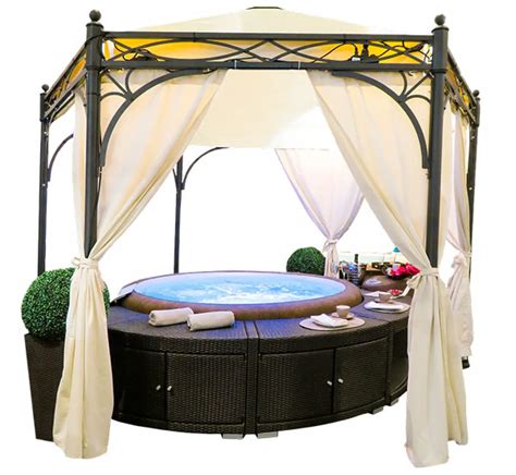 Collection 90 Pictures Gazebos For Hot Tubs Pictures Superb