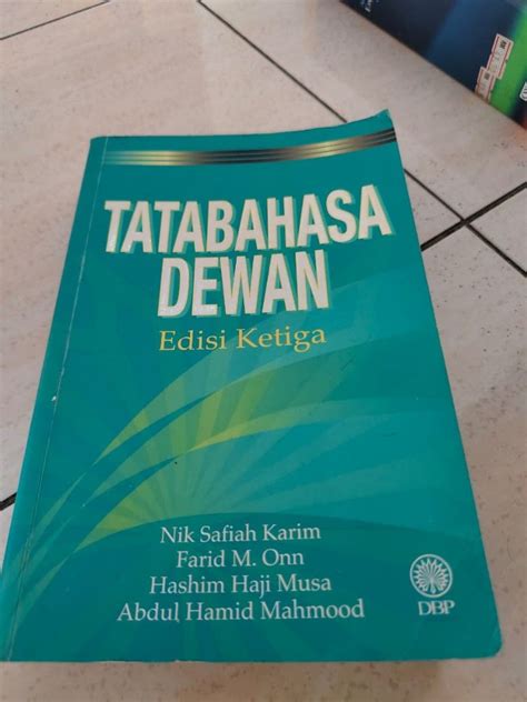 TATABAHASA DEWAN EDISI KETIGA Hobbies Toys Books Magazines