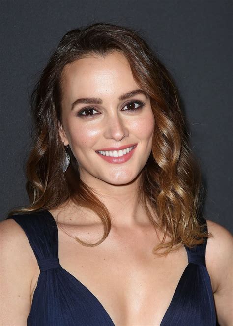 Leighton Meester Braless Showing Huge Cleavage At The Broadway Porn