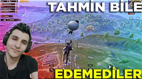 BALON İLE ÇIKABİLECEĞİM EN İYİ YERE ÇIKTIM PUBG MOBİLE YouTube