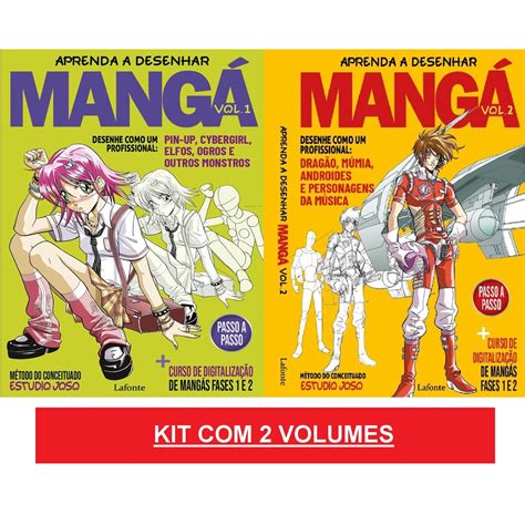 Kit C Livros Aprenda A Desenhar Mang M Todo Est Dio Joso Shopee