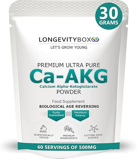 Ultra Pure Ca Akg Supplement Powder Grams X Days Supply