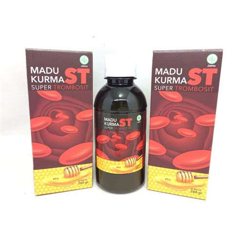 Madu Kurma Super Trombosit Plus Angkak Herbal DBD Tipes Stroke