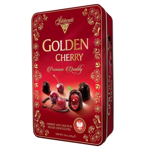 Kẹo Socola Golden Cherry 225g Nk Ba Lan