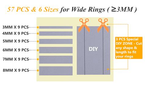 Likimar Ring Size Adjuster For Loose Rings Invisible Ring Sizer For Wide Rings