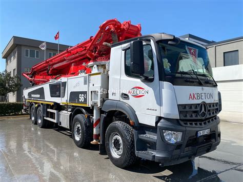 Pompa Do Betonu Putzmeister Na Podwoziu Mercedes Benz Arocs Na