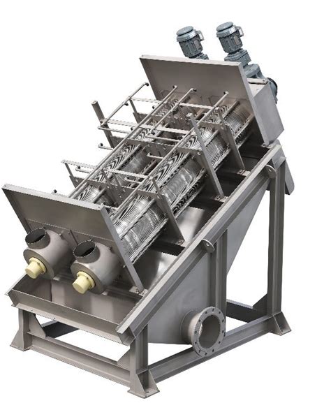 Sludge Dehydrator Multi Disc Screw Press Stacked Screw Volute Sludge