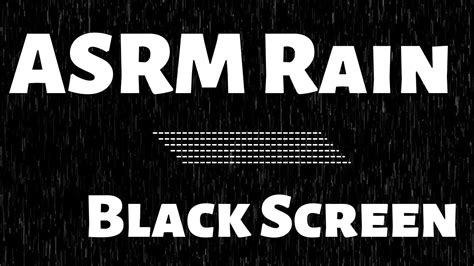 Minute Rain Asmr Rain Sounds For Sleeping Black Screen Rain