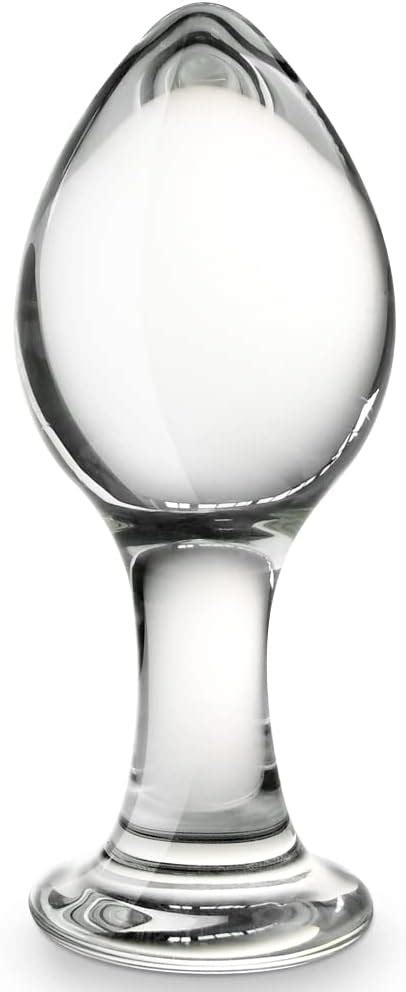 Amazon Anal Butt Plug Glass Anal Trainer With Long Neck Crystal Pleasure Wand With Tapered