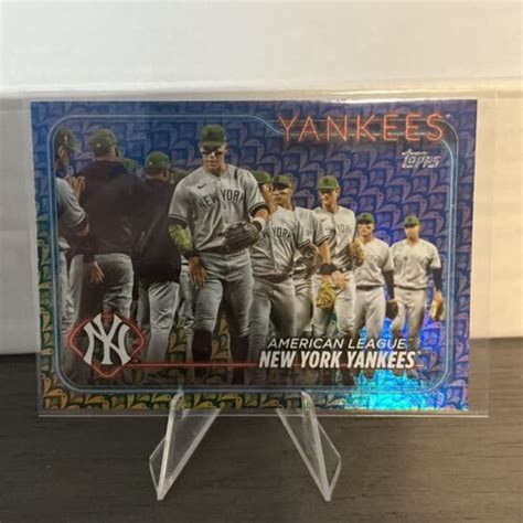 Topps New York Yankees Easter Holiday Foil Nmmt Ebay