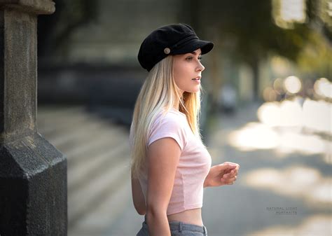Women Blonde Portrait Bokeh