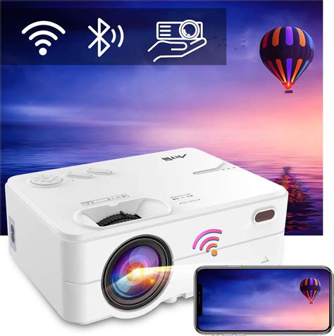 Mini Projector Artlii Enjoy2 WiFi Bluetooth Projector 1080P Full HD