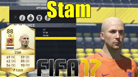 FIFA 17 Stam Virtual Pro Look A Like Tutorial With Stats YouTube