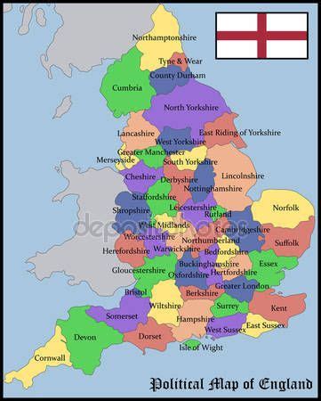 Mapa Politico Inglaterra Mapa