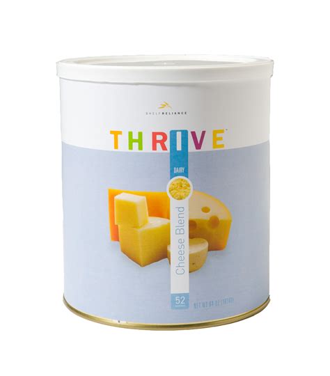 Cheese Blend Powder For Long Term Food Storage Excellent Cheddar Flavor Thrive Recipes