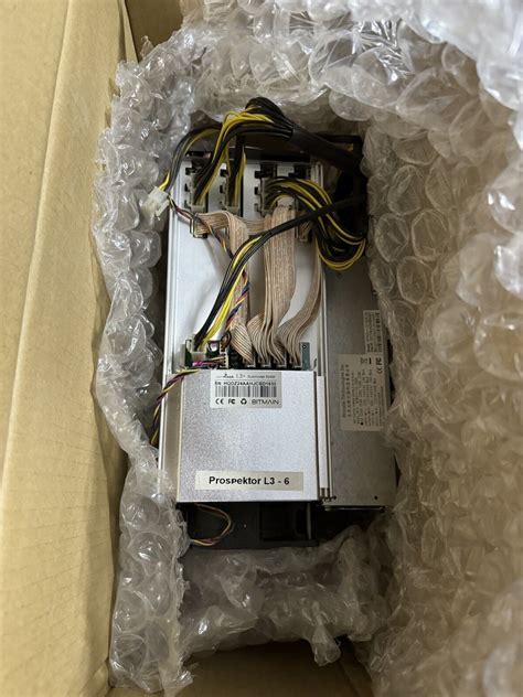 Bitmain Antminer L3 504 Mh S With PSU Reflashed Tested