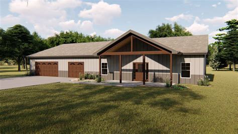 Post Frame Homebarndominium Plan Grand Valley