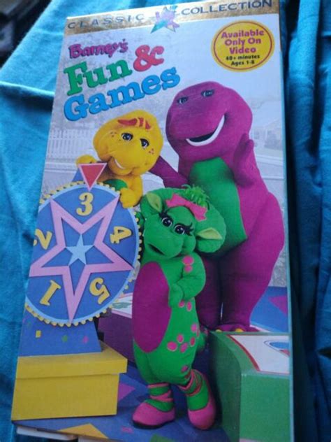 Barney Barneys Fun And Games VHS 1996 For Sale Online EBay