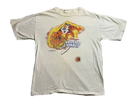 Vintage Cereal Shirt Tony The Tiger Frosted Flakes Pr Gem