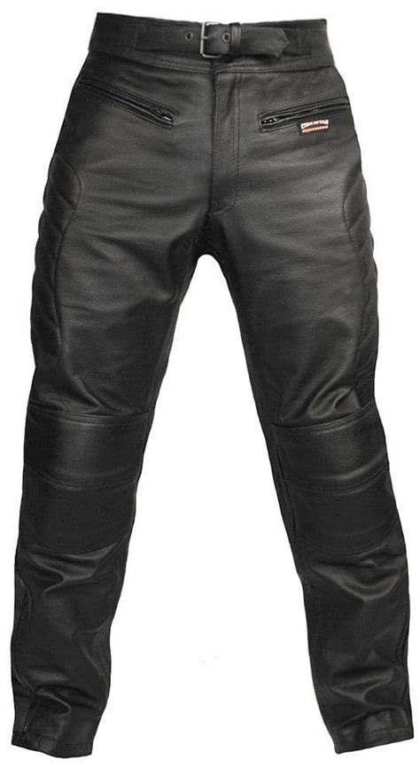 CE Armoured Leather Motorbike Trousers|Leather Biker Jeans|SPA