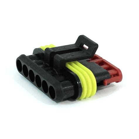 Conector Macho Superseal De 6 Vias Para Ducati