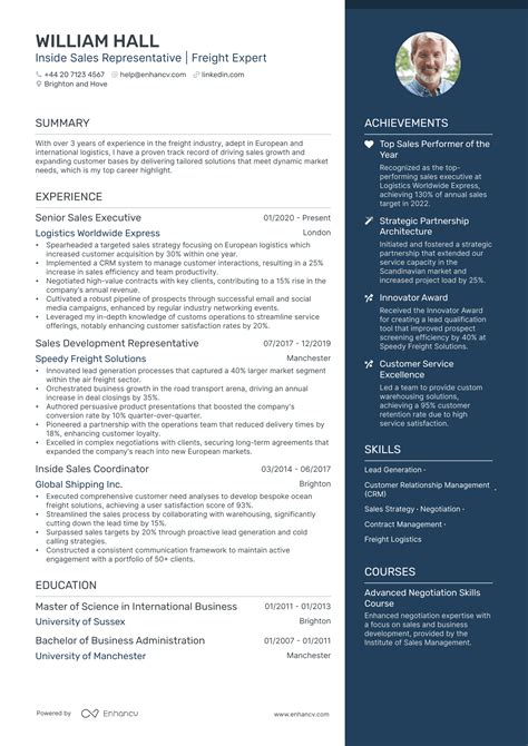 Sales Representative CV Examples & Guide for 2025