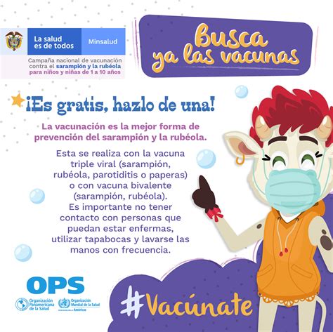 Ops Oms Colombia On Twitter La Vacunaci N Es La Mejor Forma De