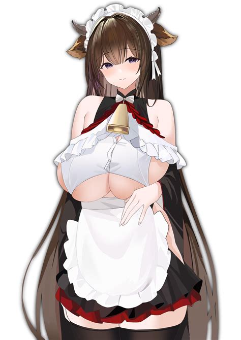 Milk Maid Kashino Tetetenten Azur Lane R Ecchi