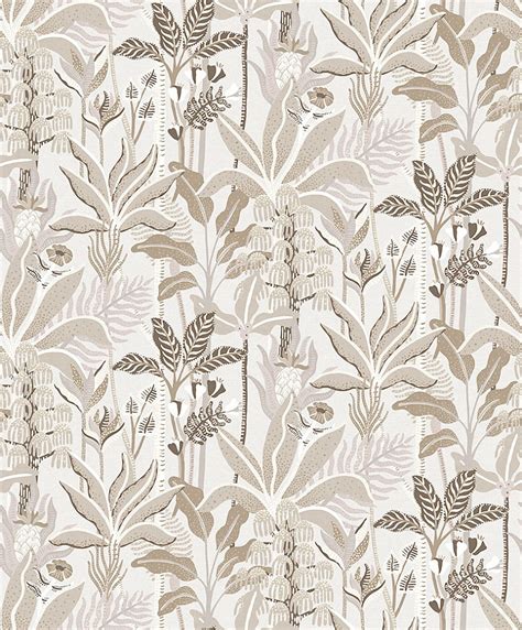 Tropical Wallcovering Neutral Color Living Room Khr Ma By Masureel