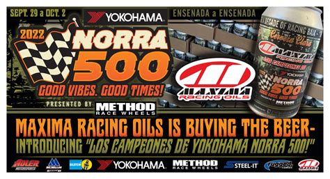 Norra Maxima Racing Oils Is Buying The Beer For The Norra