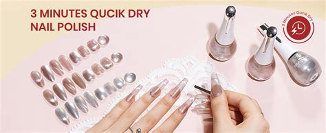 Amazon SUPWEE Nude Cat Eye Nail Polish Non Gel With Magnet Quick