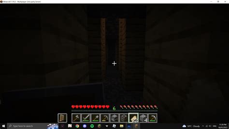 Entered the back rooms in Minecraft while exploring a mineshaft with a ...