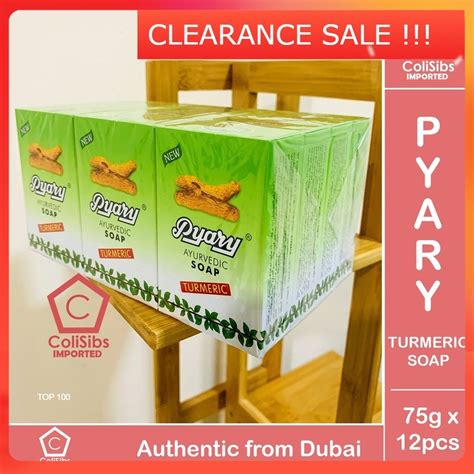 Pack Pyary Turmeric Soap Pcs Per Pack Shopee Philippines