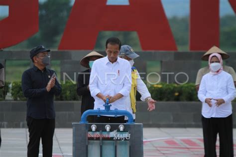 Presiden Resmikan Bendungan Semantok Nganjuk Antara Foto