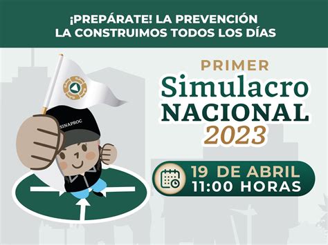 Simulacro Nacional 2023 ¿sabes A Qué Hora Sonará La Alerta Sísmica Hoy