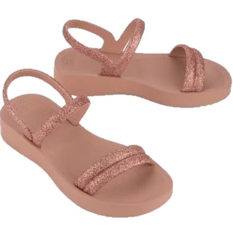Sandalia Zaxy Ad Feminino Adulto Nude Medio Glitter Shopee Brasil