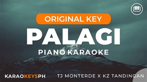 Palagi TJ Monterde X KZ Tandingan Piano Karaoke YouTube