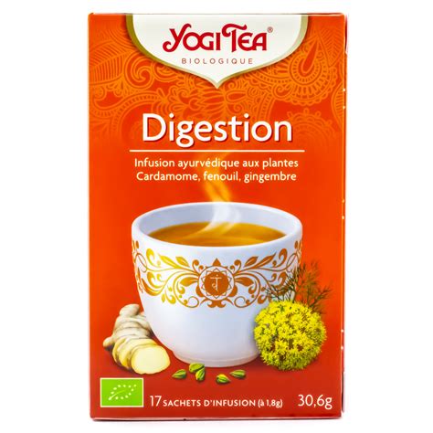 Yogi Tea Infusion Ayurv Dique Digestion Bio Sachets Coopnature