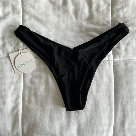 Kulani Kinis Women S Black Bikini And Tankini Bottoms Depop